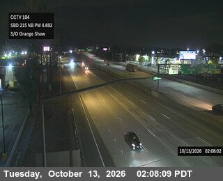 I-215 at South of Orange Show