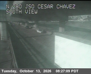 I-280 at Just South of Cesar Chavez