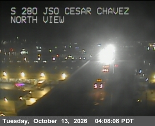 I-280 at Just south of Cesar Chavez