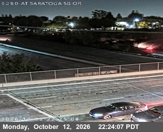 I-280 at Saratoga Avenue Onramp