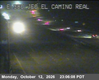 I-380 at Just east of EL CAMINO REAL