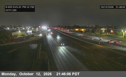 I-405 at North of Euclid Street
