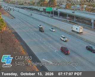 I-405 at North of Imperial Hwy On-Ramp