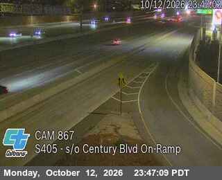 I-405 at South of Century Blvd On-Ramp