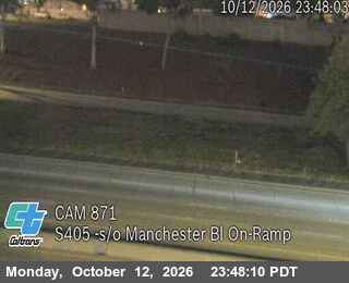 I-405 at South of Manchester Blvd On-Ramp