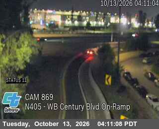 I-405 at WB Century Blvd On-Ramp