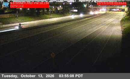 I-5 at Disneyland Dr.