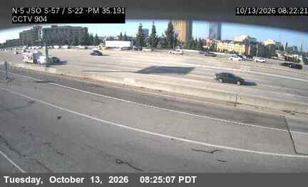 I-5 at Just south of NB I-5 SR-57/SR-22