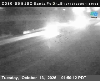 I-5 at Just South of Santa Fe Drive Bottom