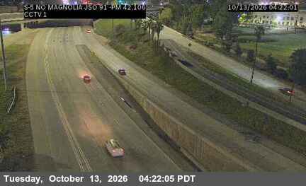 I-5 at North of Magnolia Avenue (South of SR-91)