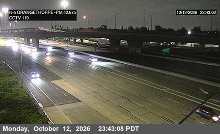 I-5 at North of Orangethorpe Boulevard