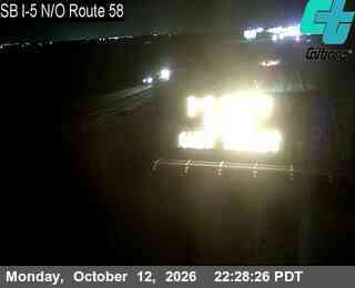 I-5 at North of Route 58