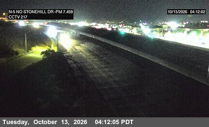 I-5 at North of Stonehill Dr