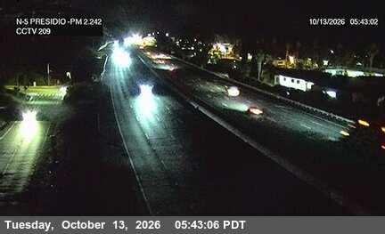 I-5 at Presidio Drive On