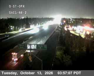 I-5 at Q St off-ramp NB 2