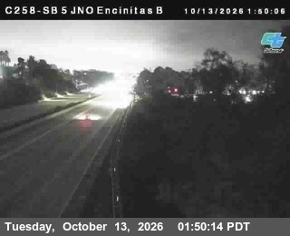 I-5 at SB Just North of Encinitas Bottom