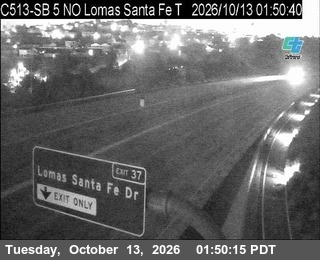 I-5 at SB North of Lomas Santa Fe T