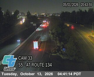 I-5 at SB Route 5 at Route 134