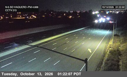 I-5 at South of Avenida Vaquero On