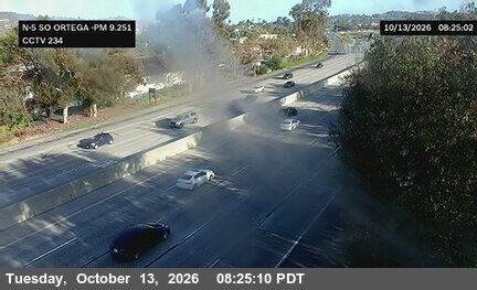 I-5 at South of Ortega Highway (San Juan Creek)
