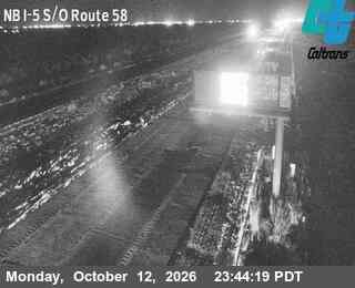 I-5 at South of Route 58