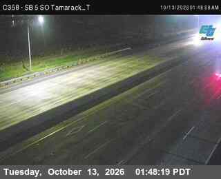 I-5 at South of Tamarack T