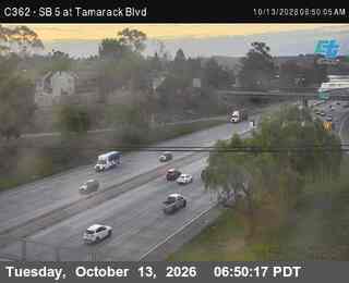 I-5 at Tamarack Blvd