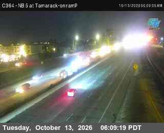 I-5 at Tamarack (on ramp)