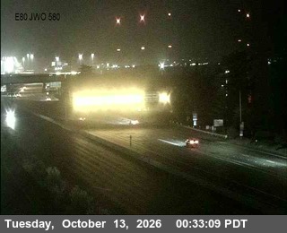 I-580 at Just east of 80 junction