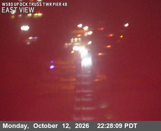 I-580 at Upper Deck Truss Tower Pier 48