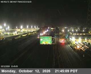 I-580 at Wof Francisco Blvd