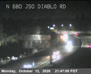 I-680 at Just South of Diablo Road