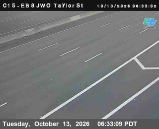 I-8 at Just West of Taylor Street