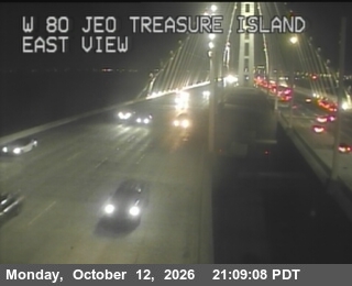 I-80 at Before YBI Tunnel