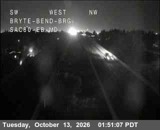 I-80 at Bryte Bend