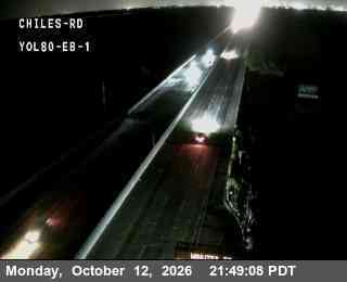 I-80 at Just east of Chiles Rd EB 1