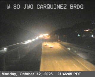 I-80 at Just West of Carquinez Brdg