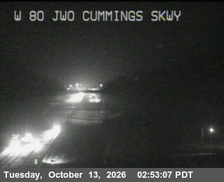 I-80 at Just West of Cummings Skwy