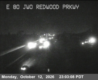 I-80 at Just west of REDWOOD PKWY