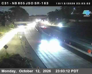 I-805 at Just South of SR-163
