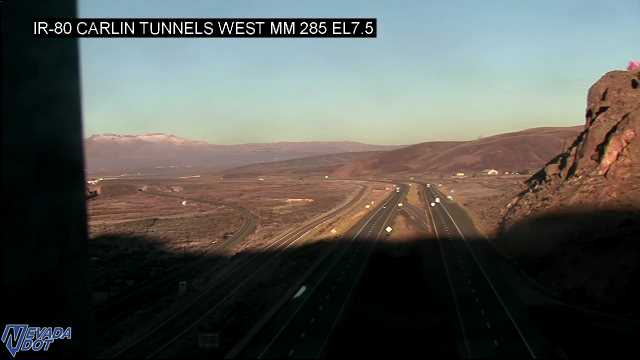 I-80 at West Side of Carlin Tunnel