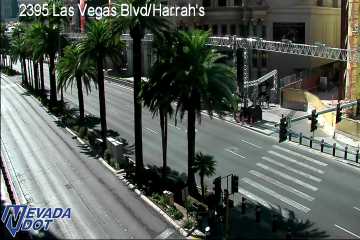 Las Vegas Blvd at Harrahs-Mirage Exit