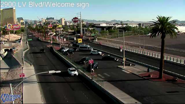 Las Vegas Blvd at Welcome Sign