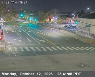 SR-123 at 40th Street - Looking West