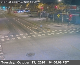 SR-123 at Ashby Avenue - Looking South