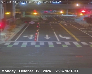SR-123 at Cutting Blvd - Looking East