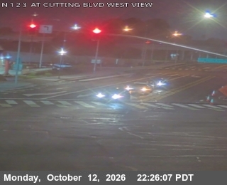 SR-123 at Cutting Blvd - Looking West