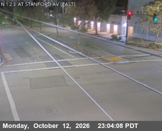 SR-123 at STANFORD AV Looking East