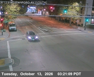 SR-123 at STANFORD AV Looking South