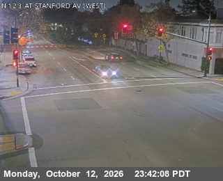 SR-123 at STANFORD AV Looking West